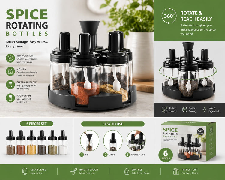 Spice Rotating Container